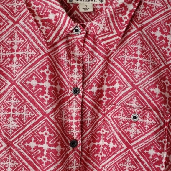 [Ruff Hewn] Button Down Top size S - Picture 3 of 8